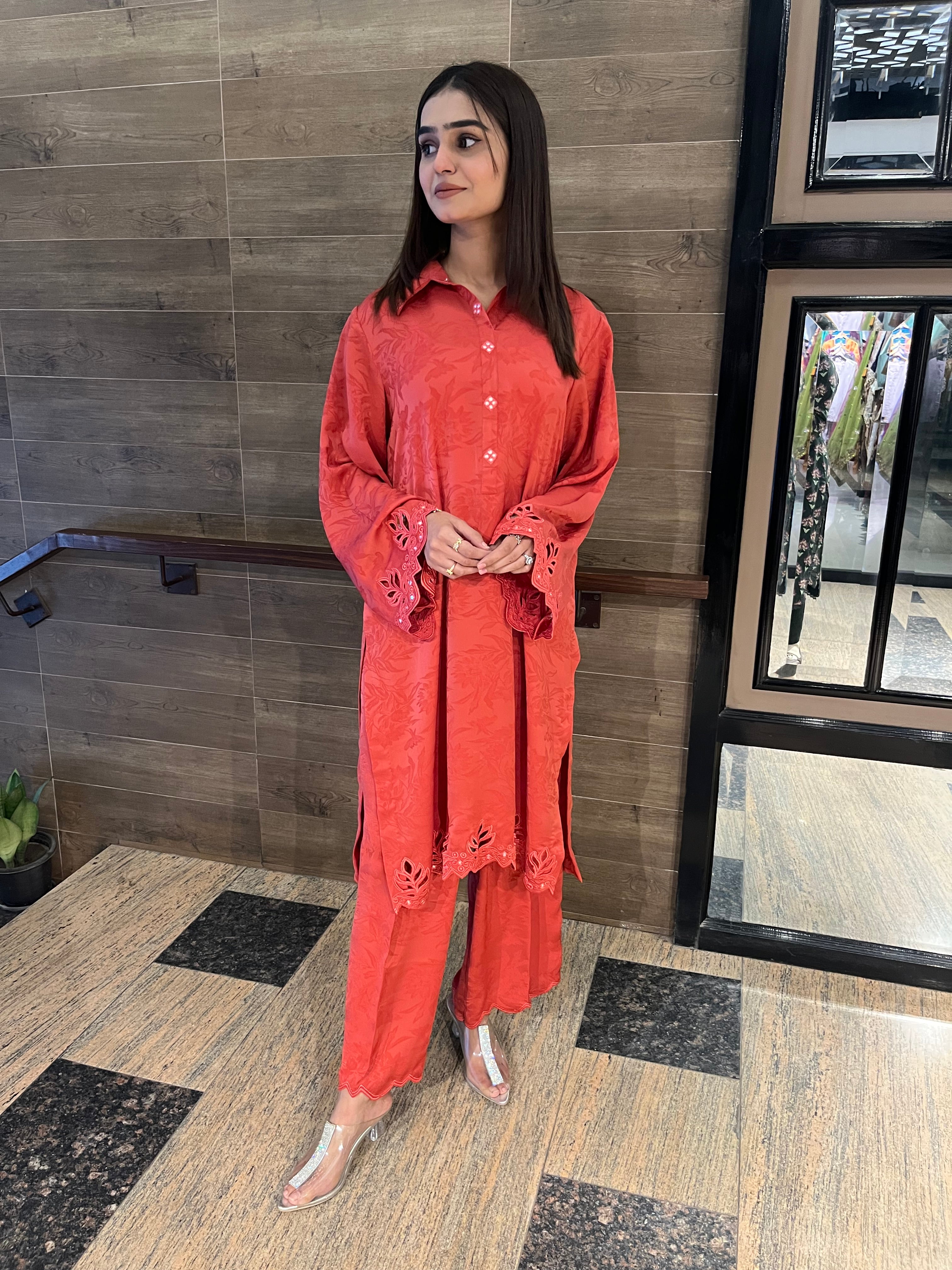 Carrot Red Coord Set