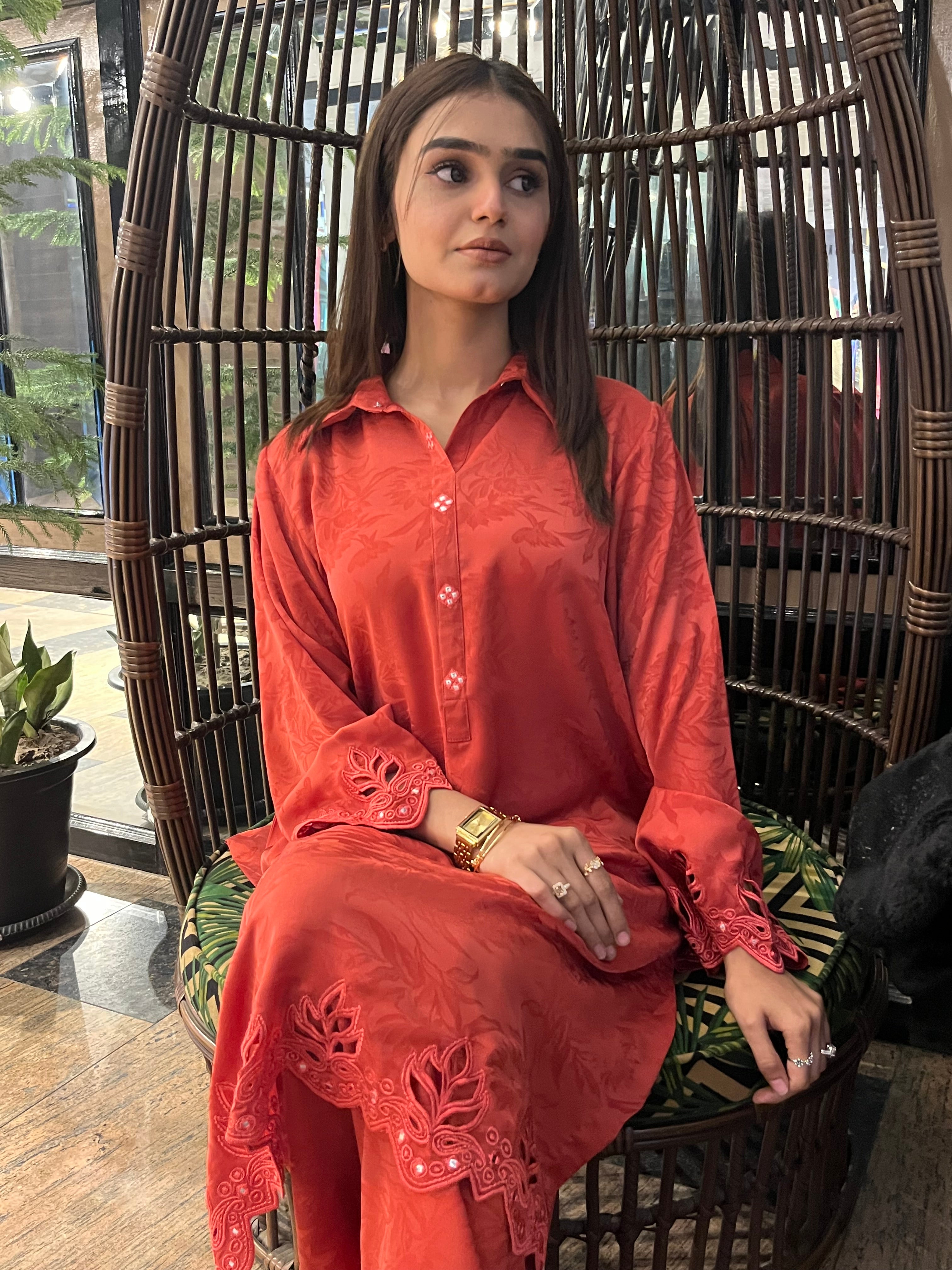 Carrot Red Coord Set