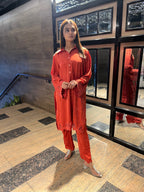 Carrot Red Coord Set