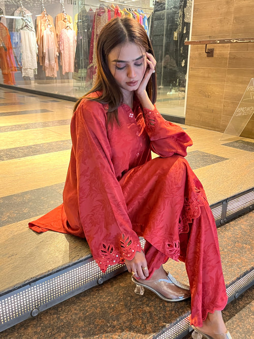 Carrot Red Coord Set