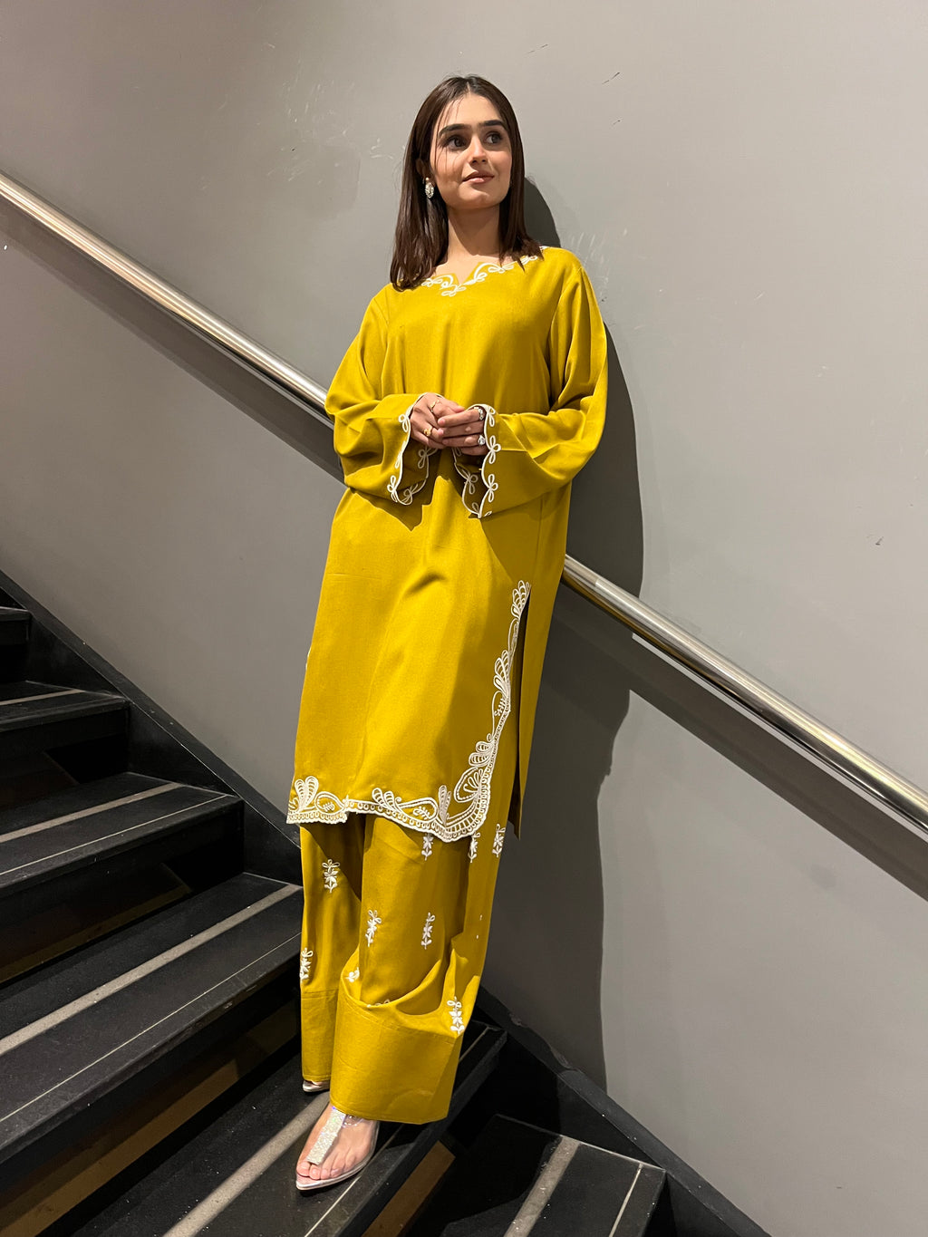 Yellow Nawabi Farshi