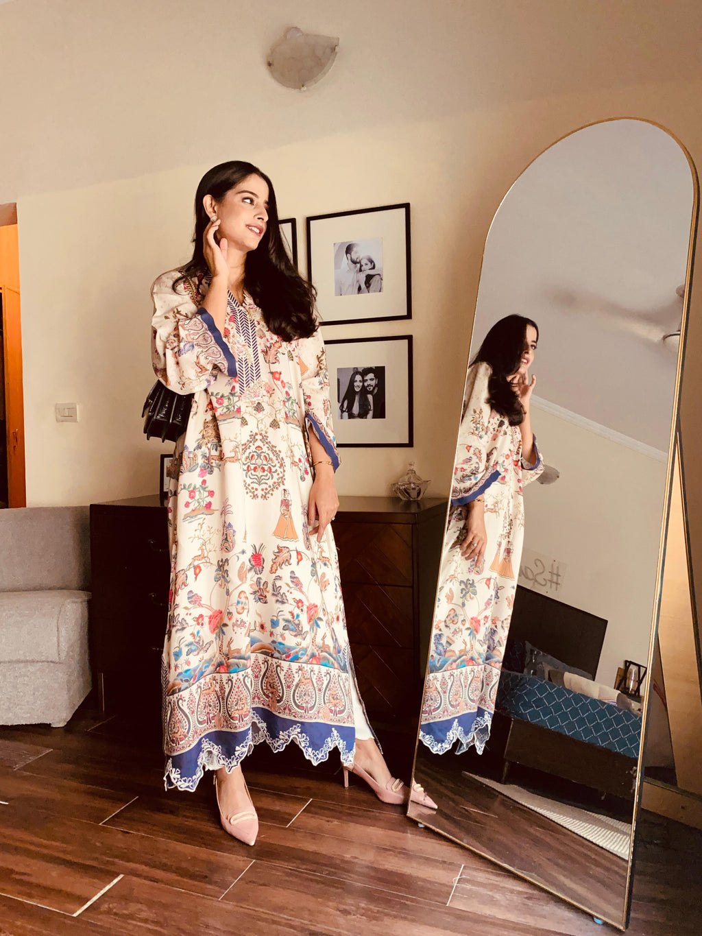 Viscose Printed kaftan
