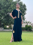 Teal Majesty Kaftan