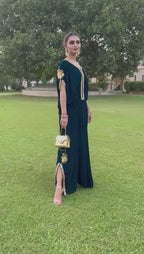 Teal Majesty Kaftan